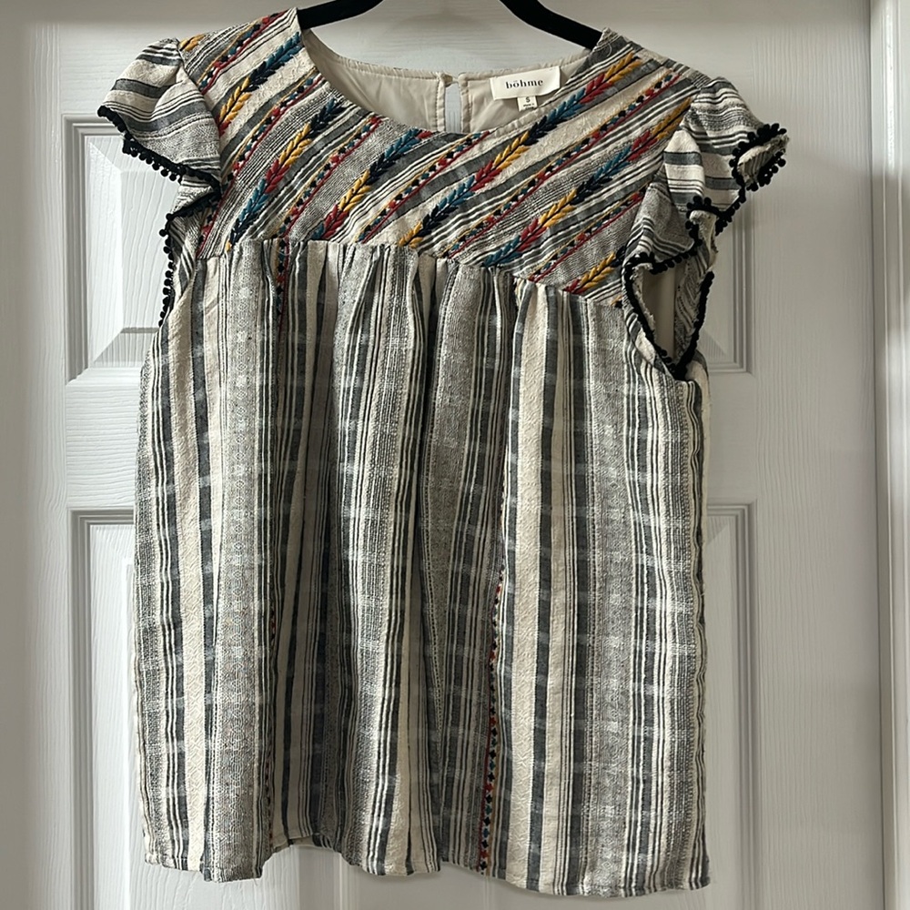 Bohme Ruffle Sleeve Shirt